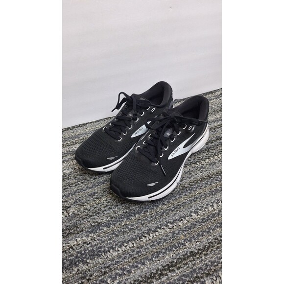 BROOKS Ghost 15 Black White Sneakers Women's Sz 9 Athletic Shoes 120380-012 Gym - Picture 1 of 10